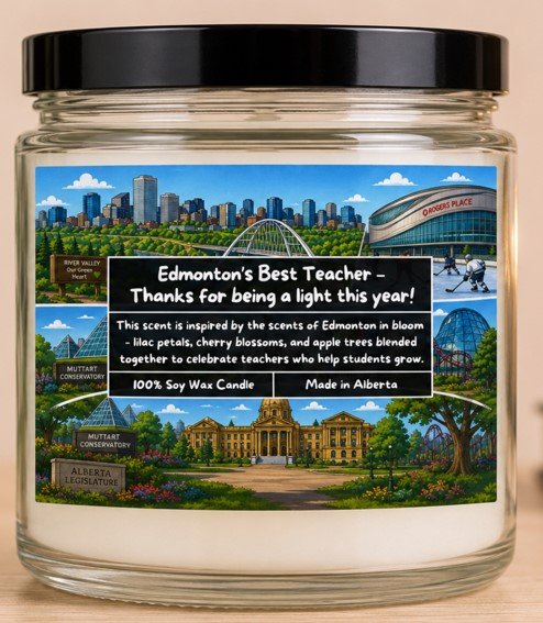 Edmonton Teacher Candle